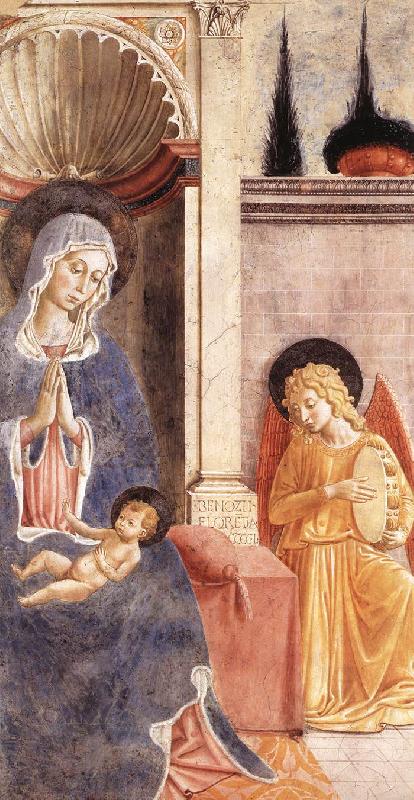 GOZZOLI, Benozzo Madonna and Child sdg oil painting picture